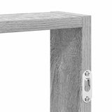 Étagère murale sonoma gris 43x9x60 cm bois ingénierie