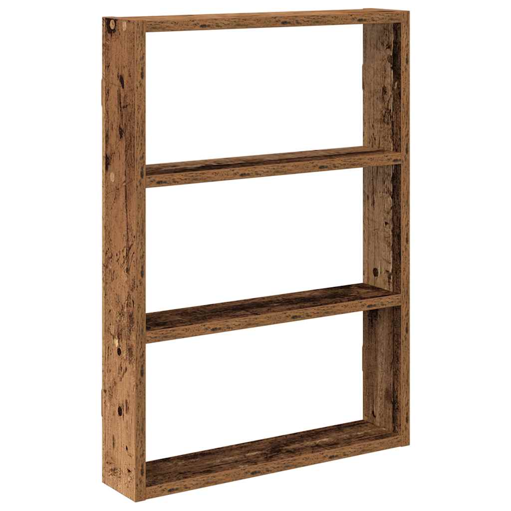 Étagère murale vieux bois 43x9x60 cm bois d'ingénierie