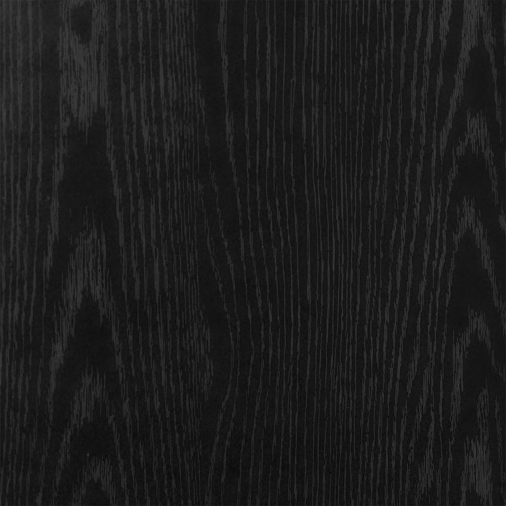 Black bathroom wall cabinet 60x25x30 cm engineered wood