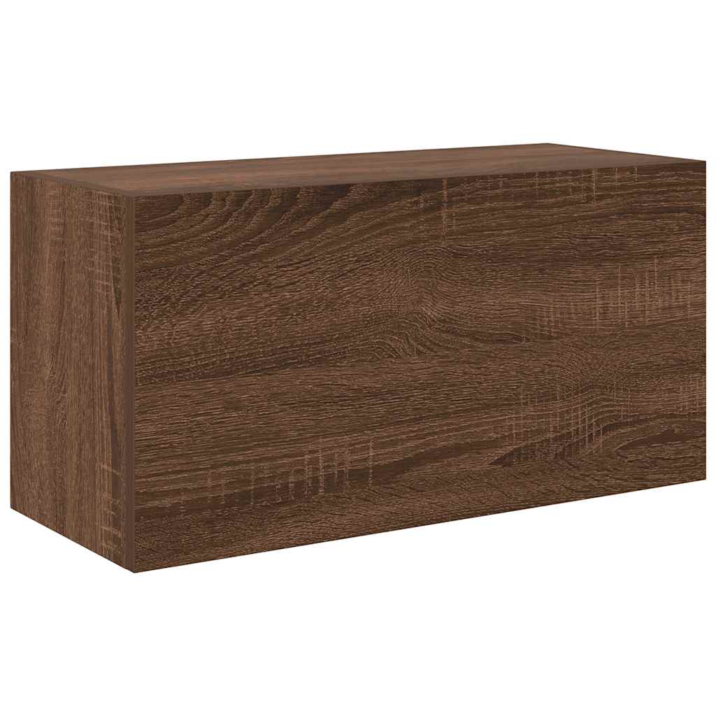 Armoire murale de bain chêne marron 60x25x30 cm bois ingénierie