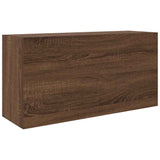 Armoire murale de bain chêne marron 80x25x40 cm bois ingénierie