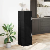 Armoire de cuisine noir 38x41,5x131,5 cm bois d'ingénierie