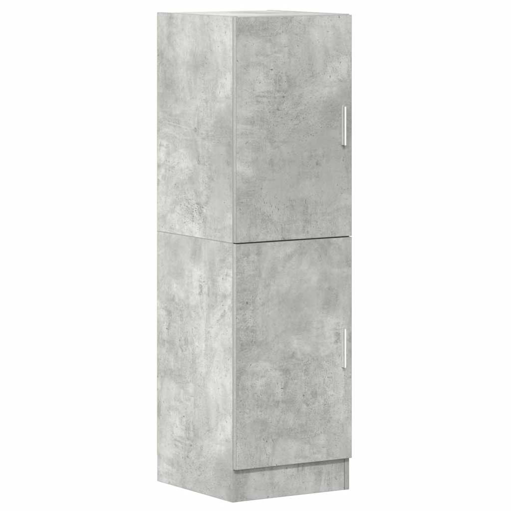 Armoire de cuisine gris béton 38x41,5x131,5 cm bois ingénierie