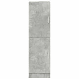 Armoire de cuisine gris béton 38x41,5x131,5 cm bois ingénierie