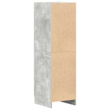 Armoire de cuisine gris béton 38x41,5x131,5 cm bois ingénierie