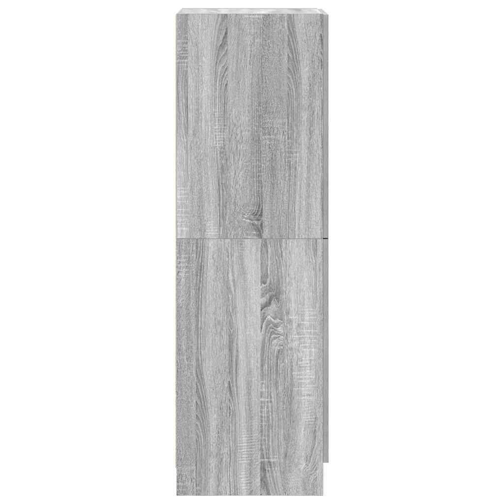 Armoire de cuisine sonoma gris 38x41,5x131,5 cm bois ingénierie