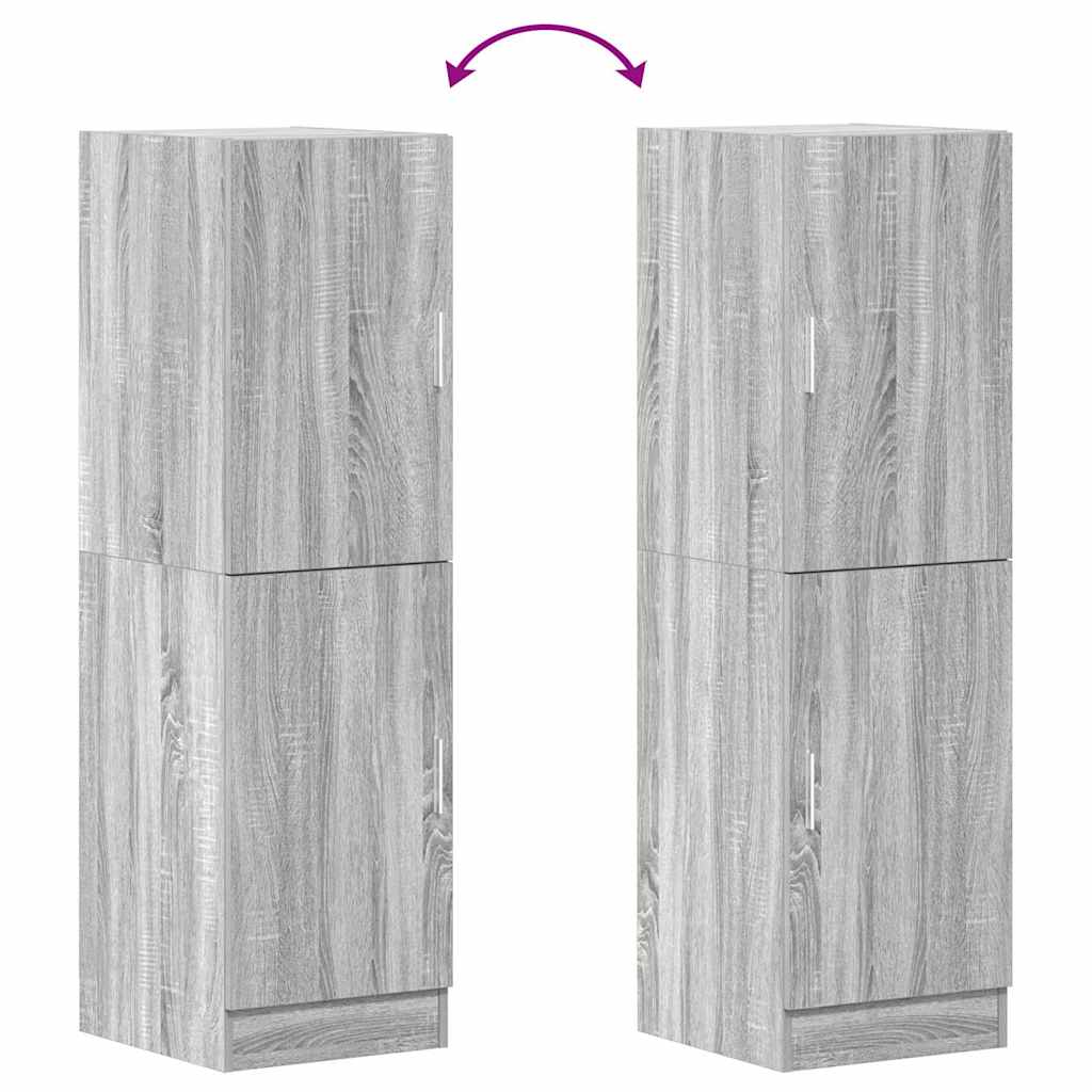 Armoire de cuisine sonoma gris 38x41,5x131,5 cm bois ingénierie