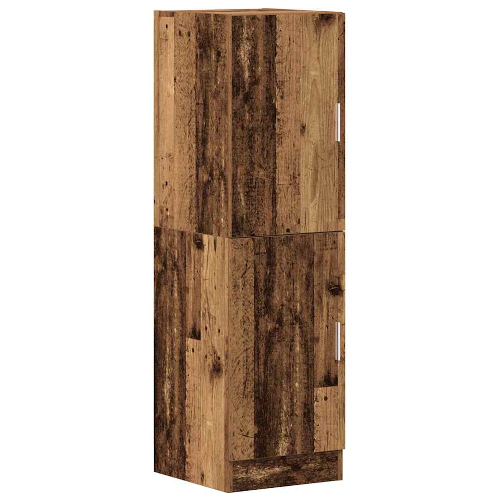 Armoire de cuisine vieux bois 38x41,5x131,5 cm bois ingénierie