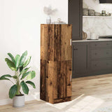 Armoire de cuisine vieux bois 38x41,5x131,5 cm bois ingénierie