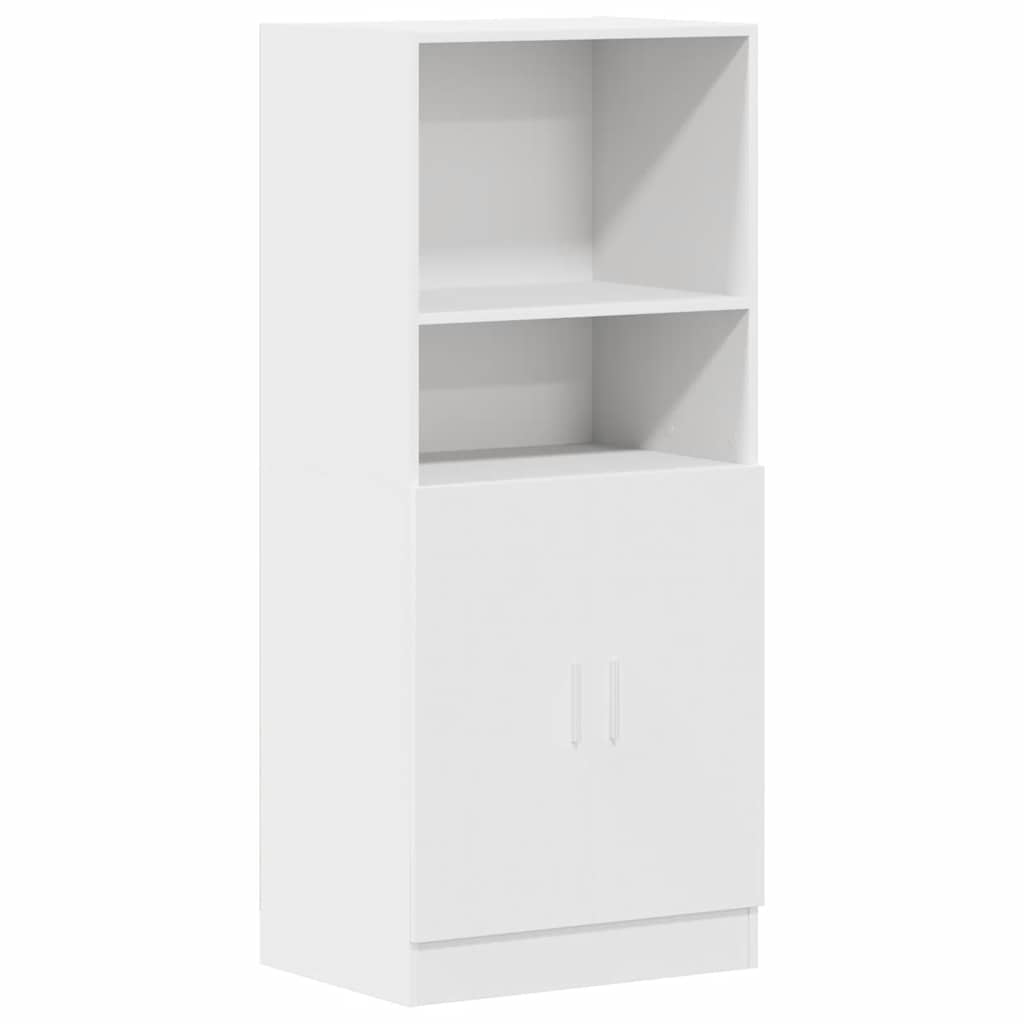 Armoire de cuisine blanc 57x41,5x131,5 cm bois d'ingénierie