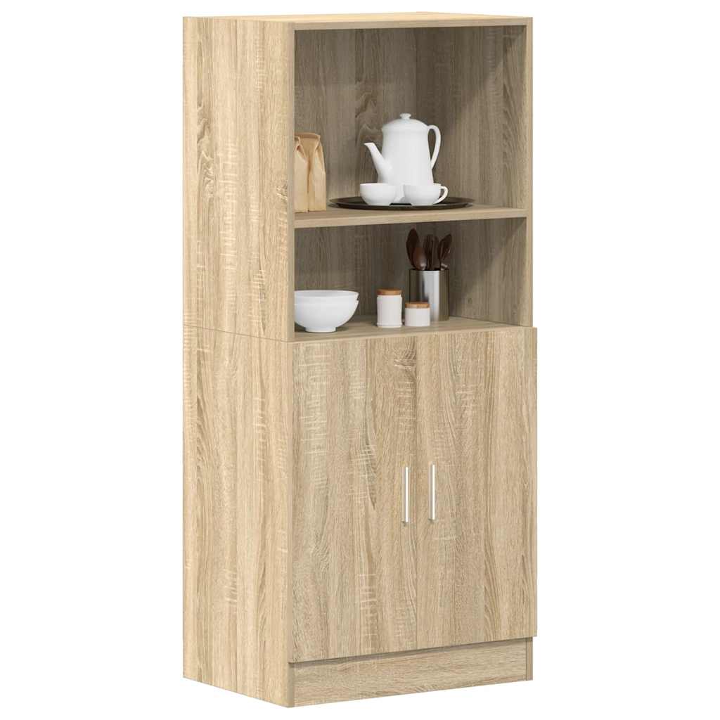 Armoire de cuisine chêne sonoma 57x41,5x131,5cm bois ingénierie