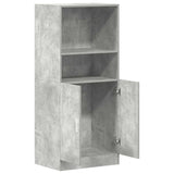 Armoire de cuisine gris béton 57x41,5x131,5 cm bois ingénierie