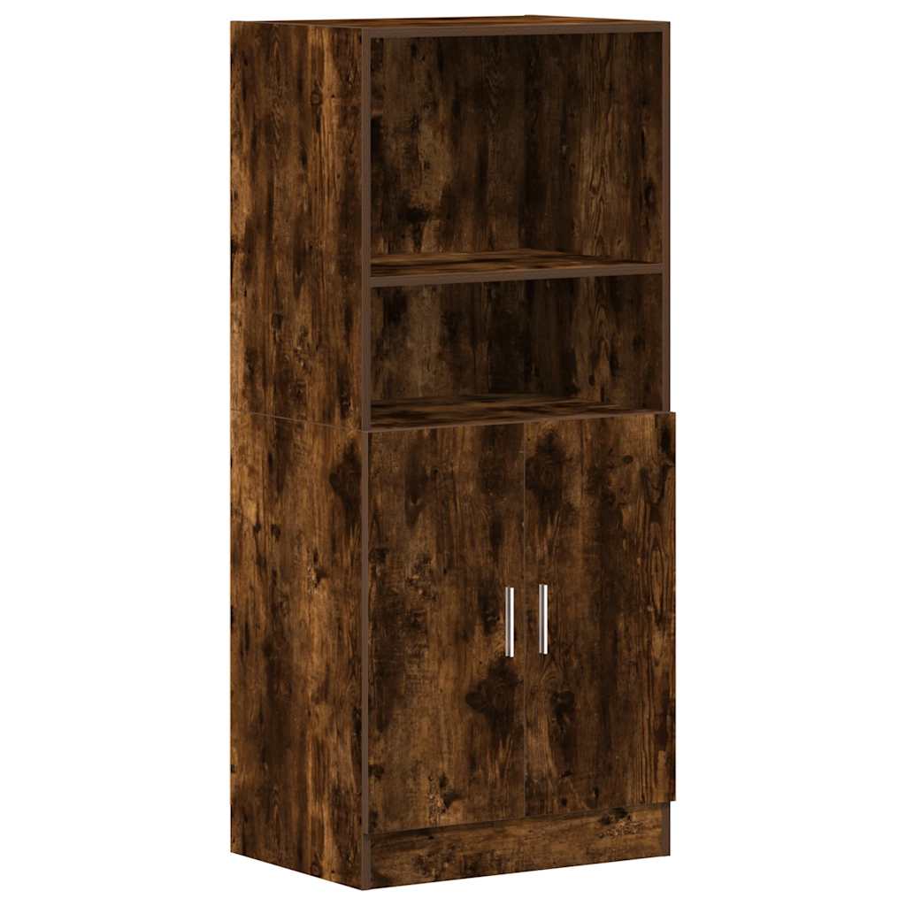 Armoire de cuisine chêne fumé 57x41,5x131,5 cm bois ingénierie