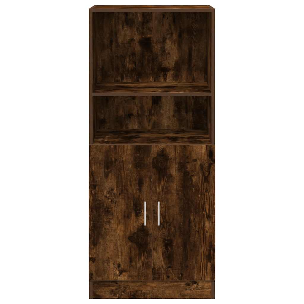 Armoire de cuisine chêne fumé 57x41,5x131,5 cm bois ingénierie