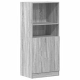 Armoire de cuisine sonoma gris 57x41,5x131,5 cm bois ingénierie