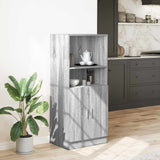 Armoire de cuisine sonoma gris 57x41,5x131,5 cm bois ingénierie