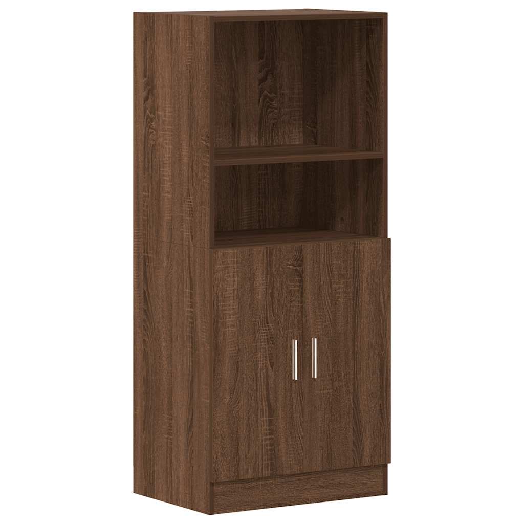 Armoire de cuisine chêne marron 57x41,5x131,5cm bois ingénierie