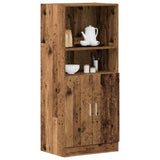 Armoire de cuisine vieux bois 57x41,5x131,5 cm bois ingénierie