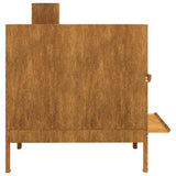 Réchaud de camping 35x50x60 cm acier corten