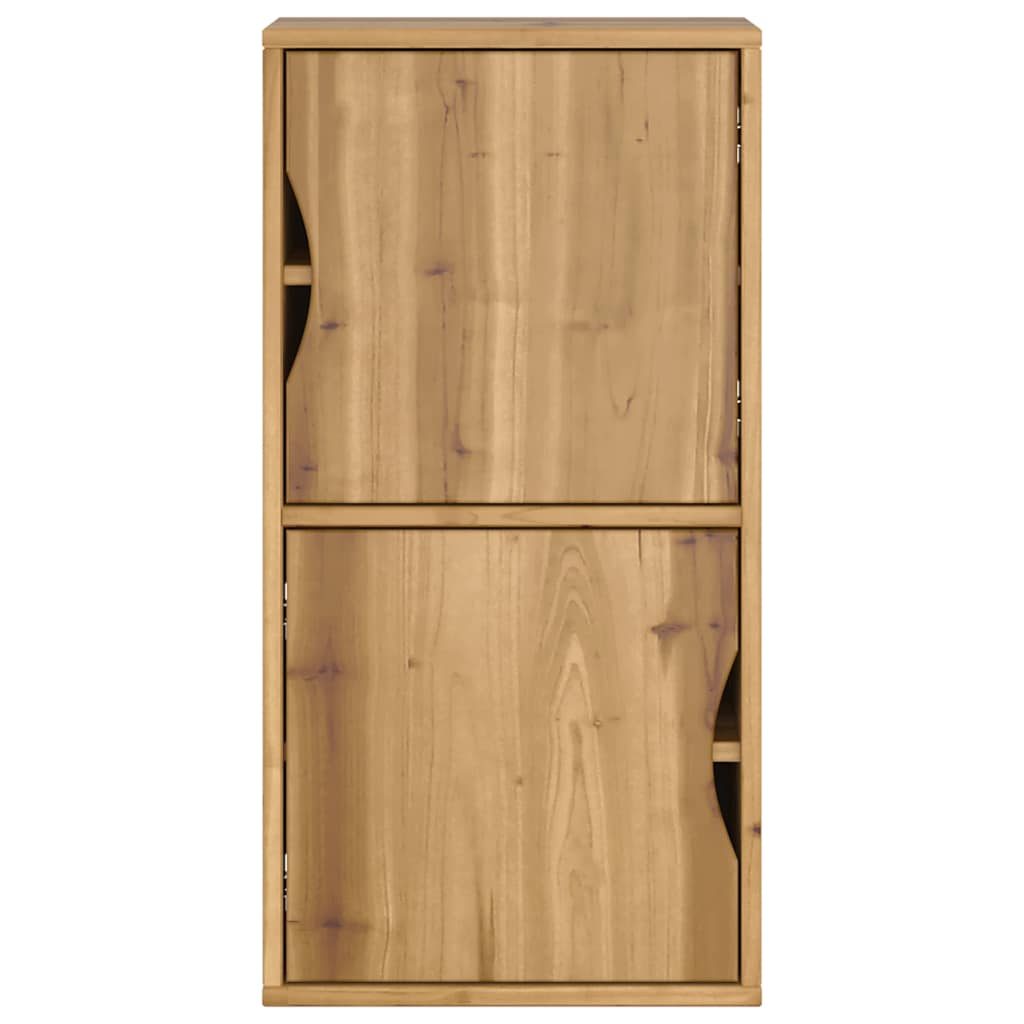 Armoire latérale ODDA 40x24x79 cm bois massif pin