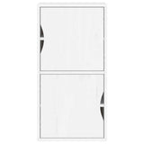 Armoire latérale ODDA blanc 40x24x79 cm bois massif pin