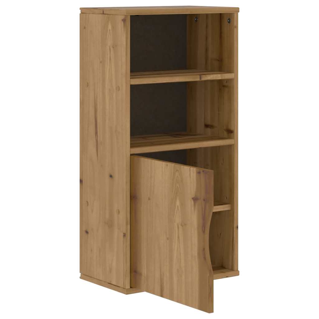 Armoire latérale ODDA 40x24x79 cm bois massif pin