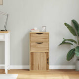 Side cabinet with drawers ODDA 40x24x79 cm solid pine wood