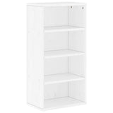 Armoire latérale ODDA blanc 40x24x79 cm bois massif pin