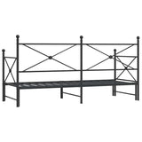 Day bed with trundle without mattress 80x200 cm steel