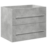 2 pcs bathroom furniture set concrete gray