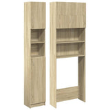 Ensemble de meubles de salle de bain 2 pcs bois d'ingénierie