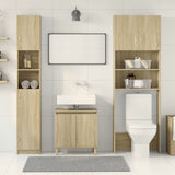 Ensemble de meubles de salle de bain 2 pcs bois d'ingénierie