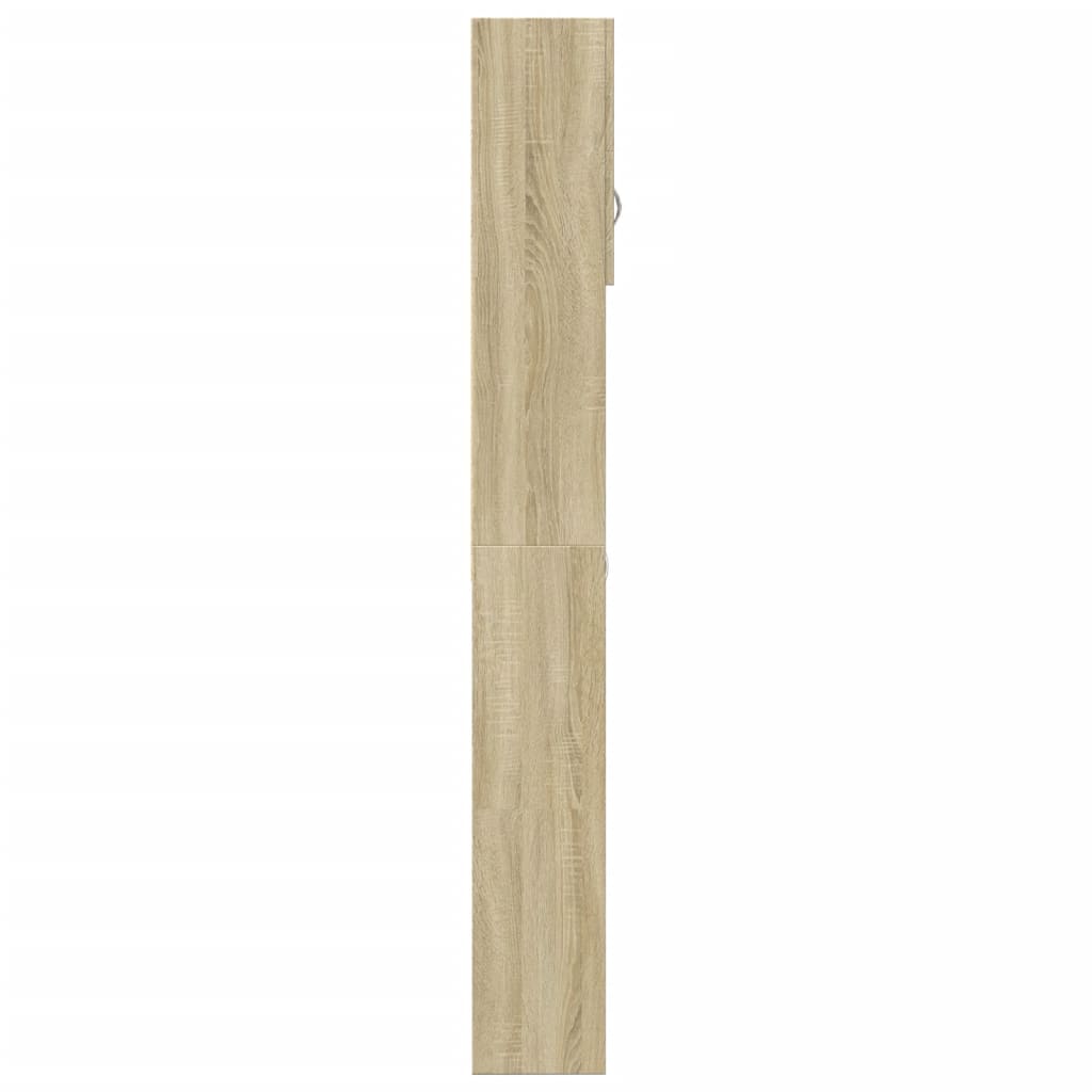 Ensemble de meubles de salle de bain 2 pcs bois d'ingénierie