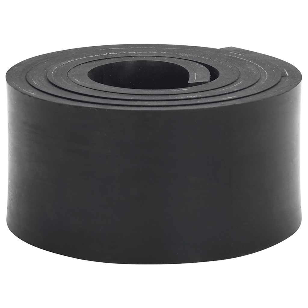 Black snow plow rubber edging 150x10x1 cm