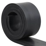 Black snow plow rubber edging 150x10x1 cm