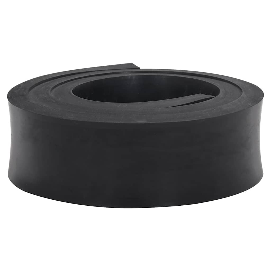 Black snow plow rubber border 180x8x2 cm