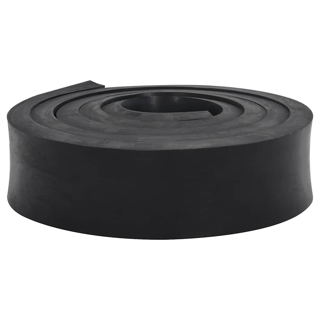 Black snow plow rubber edging 250x8x2 cm