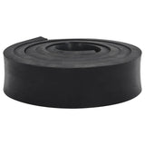 Black snow plow rubber edging 250x8x2 cm