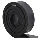 Black snow plow rubber edging 250x8x2 cm