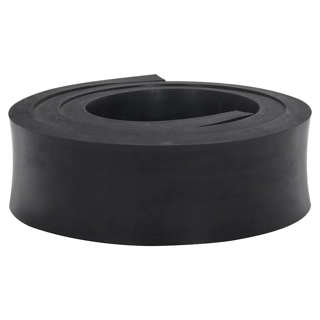 Black snow plow rubber edging 200x10x2 cm