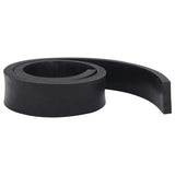 Black snow plow rubber edging 200x10x2 cm