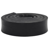 Black snow plow rubber edging 250x10x2 cm