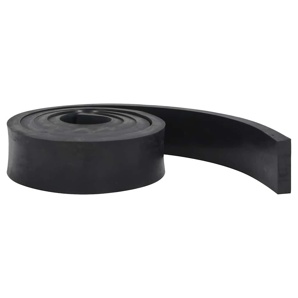 Black snow plow rubber edging 250x10x2 cm