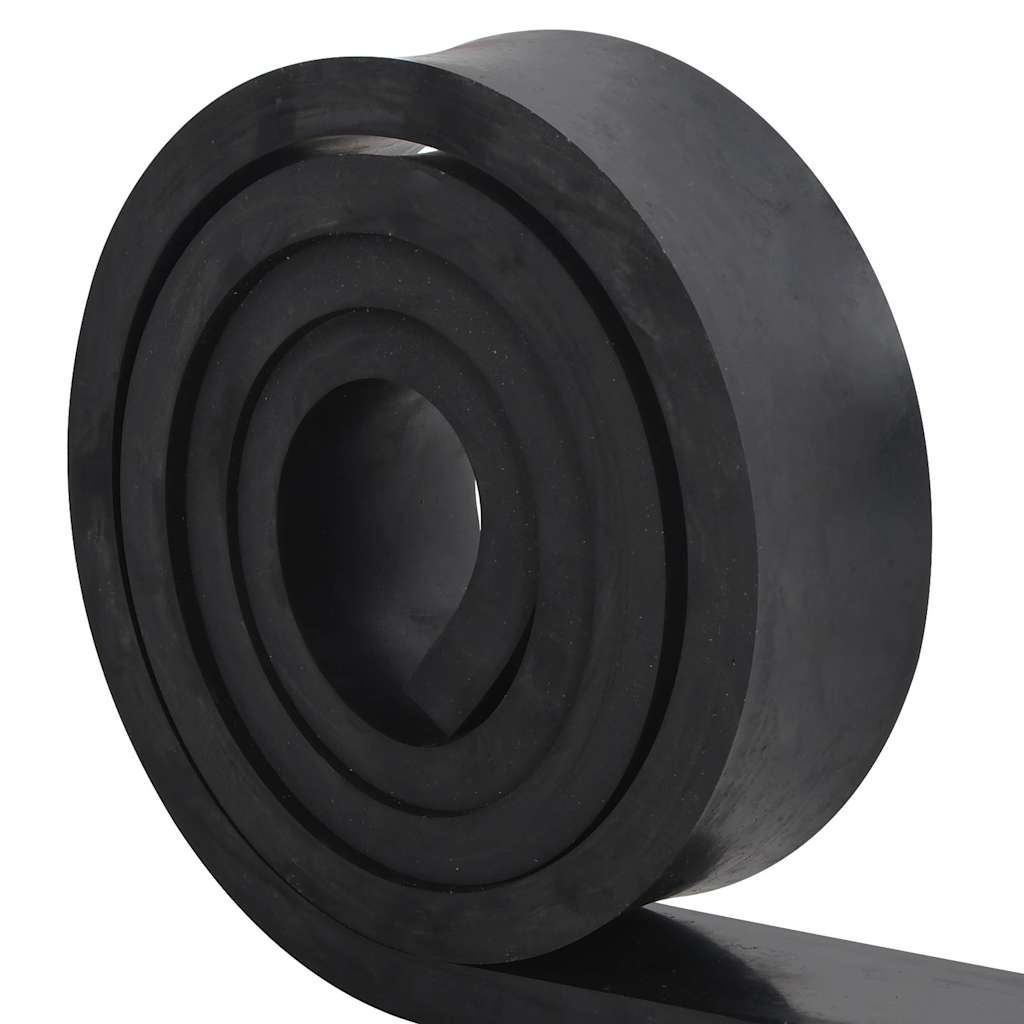 Black snow plow rubber edging 250x10x2 cm