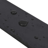 Black snow plow rubber edging 250x10x2 cm