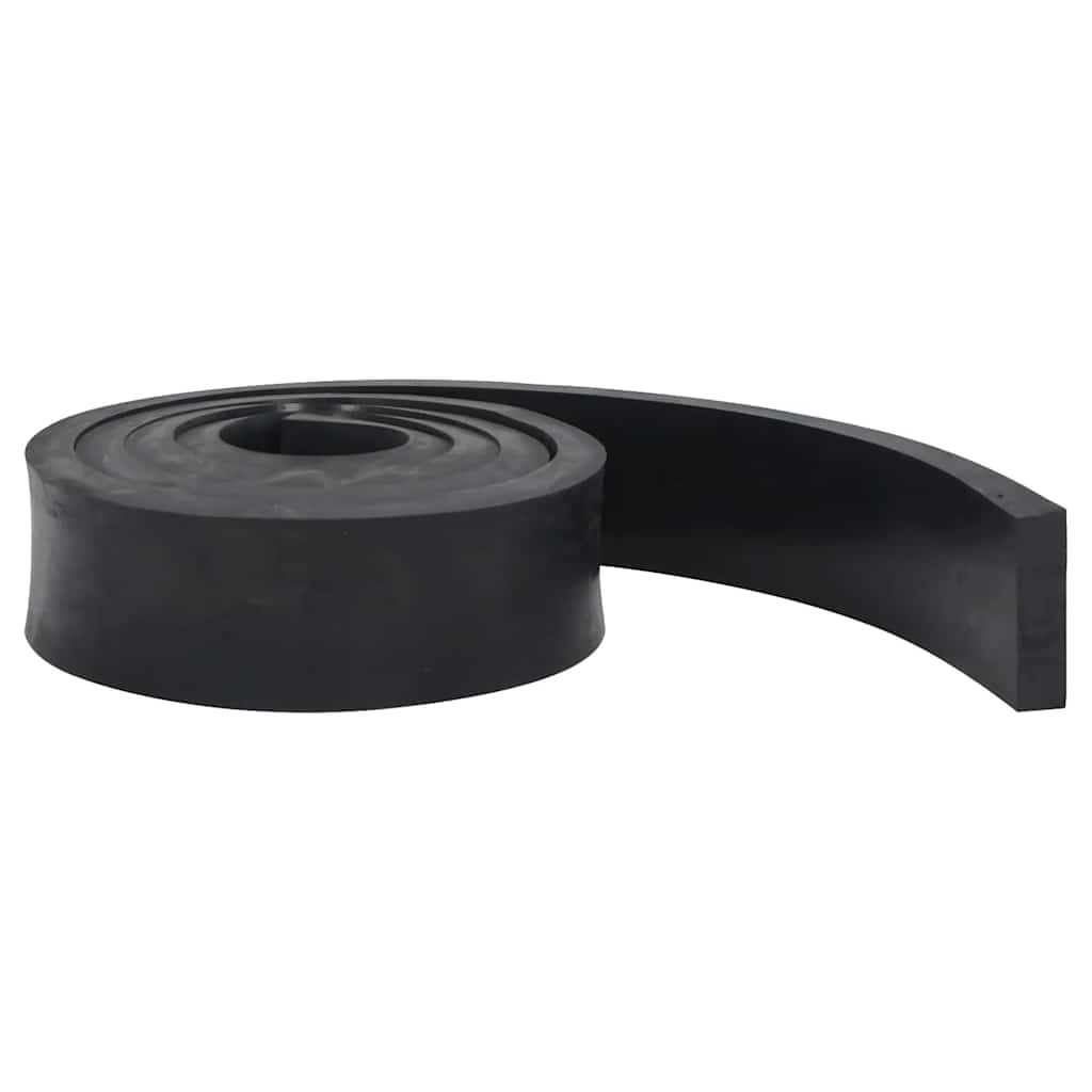 Black snow plow rubber edging 300x10x2 cm