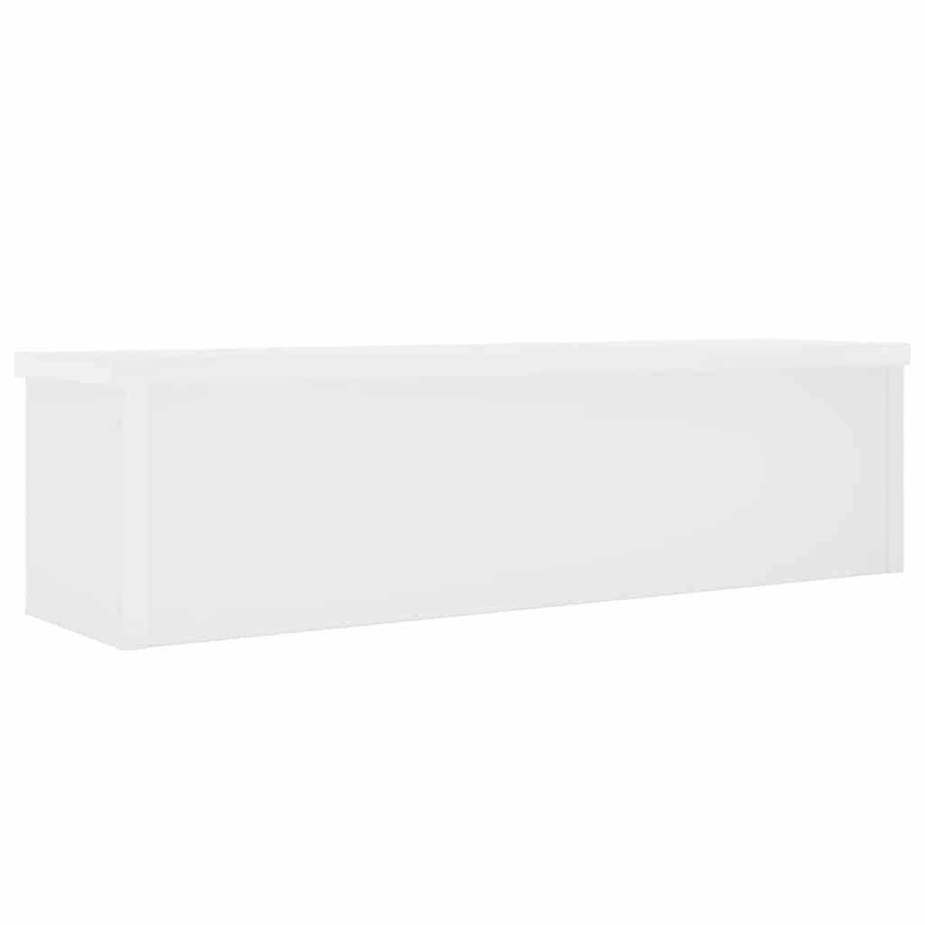 Étagère de cuisine empilable blanc 50x15x16cm bois d'ingénierie