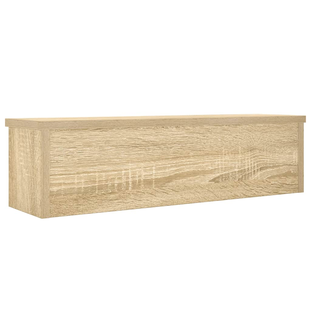 Étagères de cuisine empilables 2 pcs chêne sonoma 50x15x16 cm