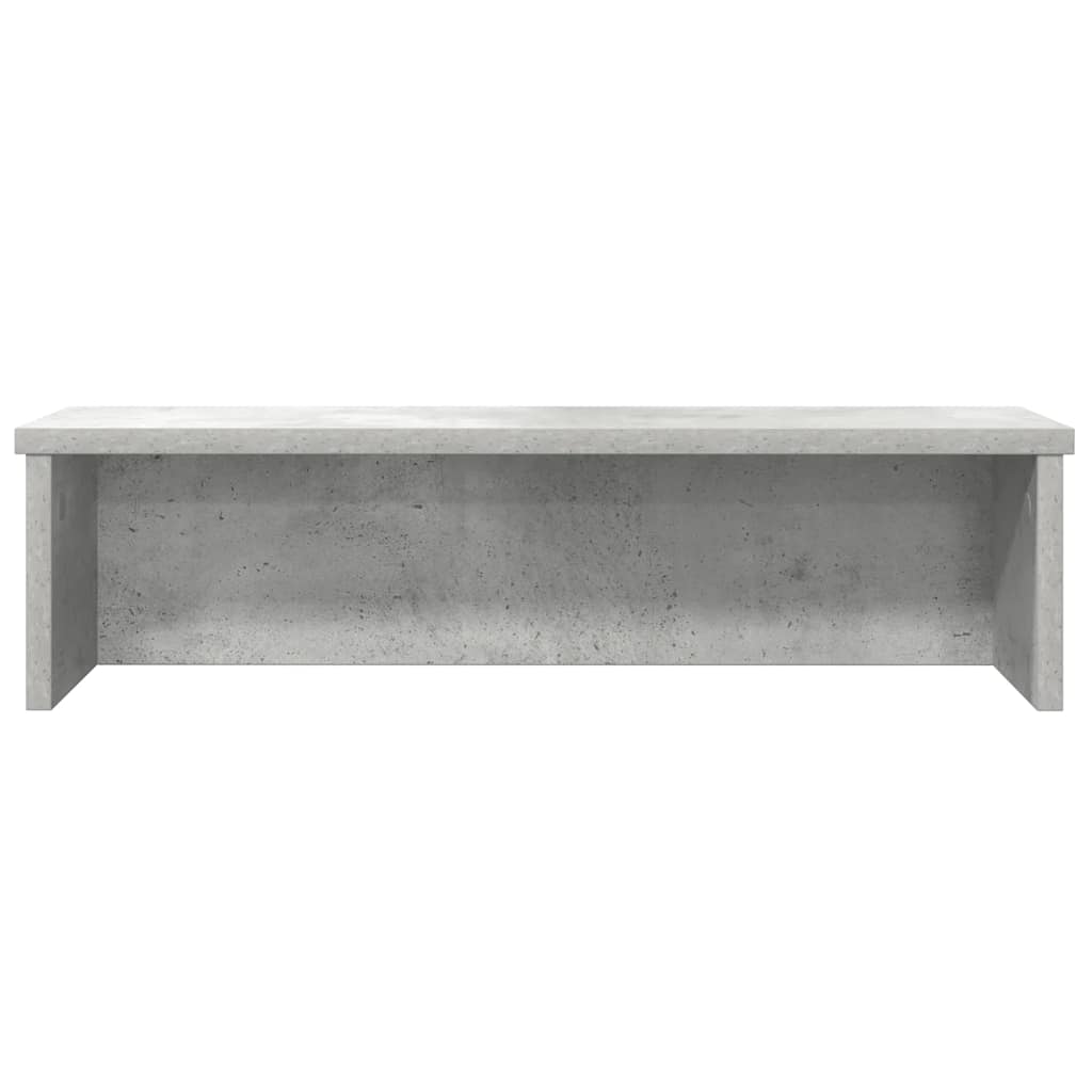 Étagères de cuisine empilables 2 pcs gris béton 50x15x16 cm