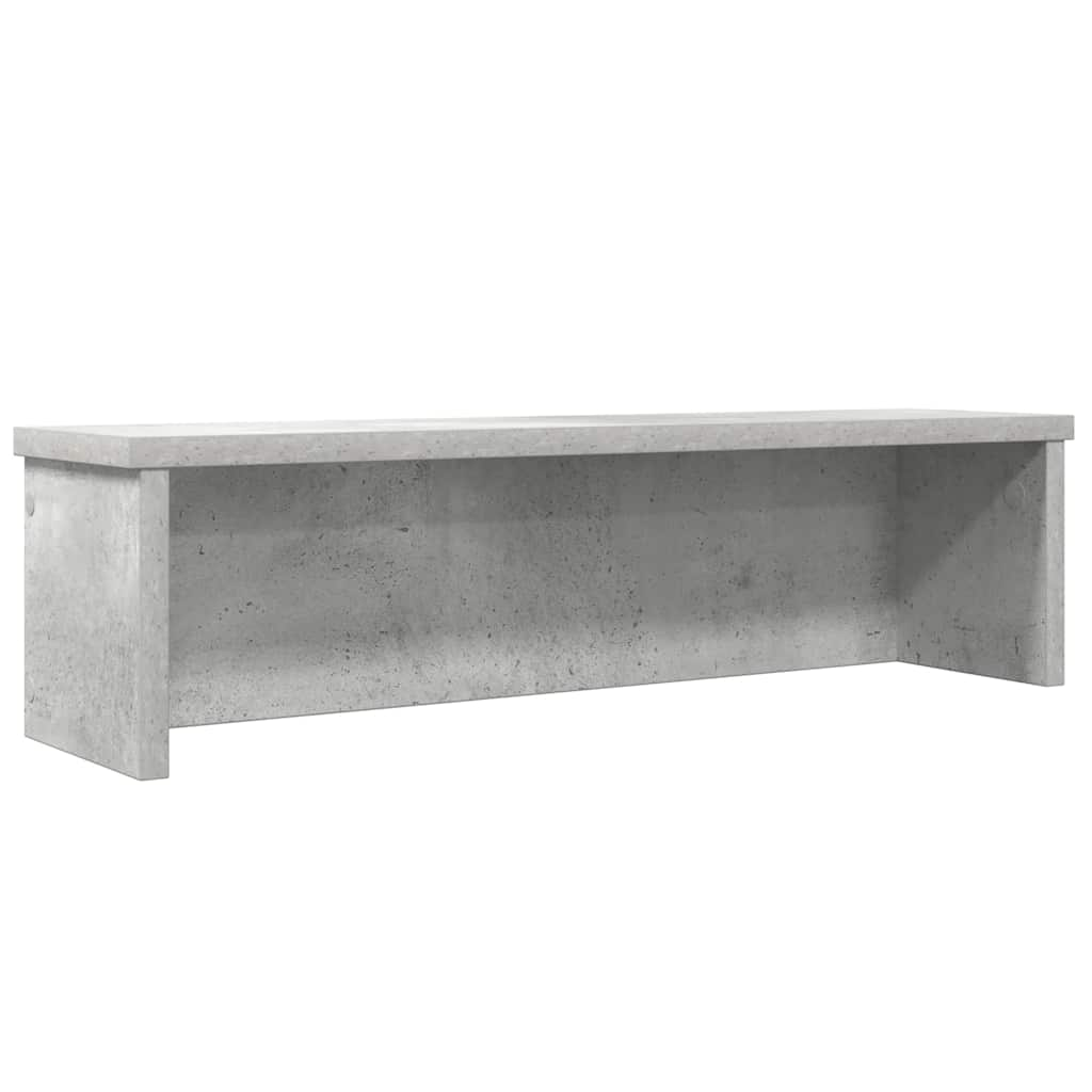 Étagères de cuisine empilables 2 pcs gris béton 50x15x16 cm